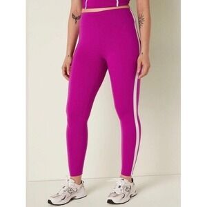 PINK Victoria's Secret Active Ultimate Leggings Orchid Purple White XS NWT